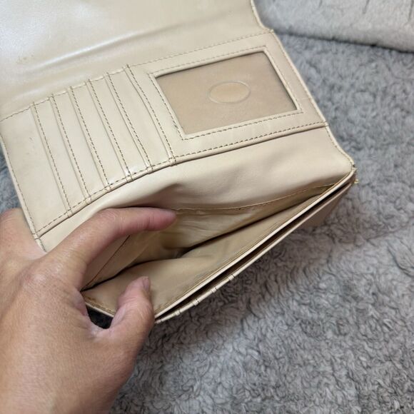 Guess Tri-Fold Faux Leather Wallet Charcoal Gray/Silver Monogram G‎ - Picture 12 of 16